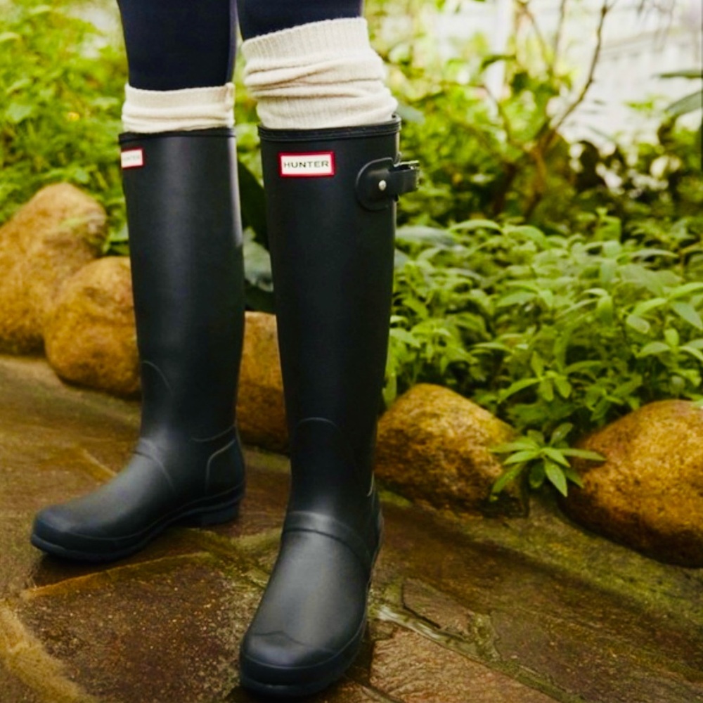 Hunter Original Side Adjustable Wellies Sz 37/6 - Picture 4 of 16